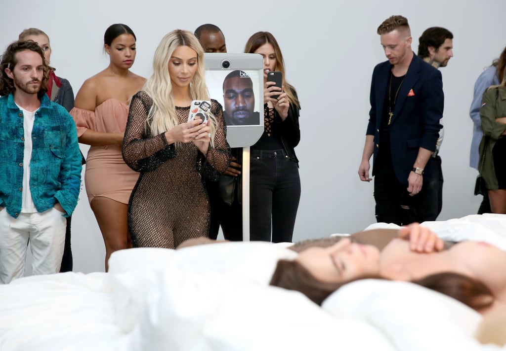 Kim Kardashian Visits Kanye West's Famous Art Exhibit 2016