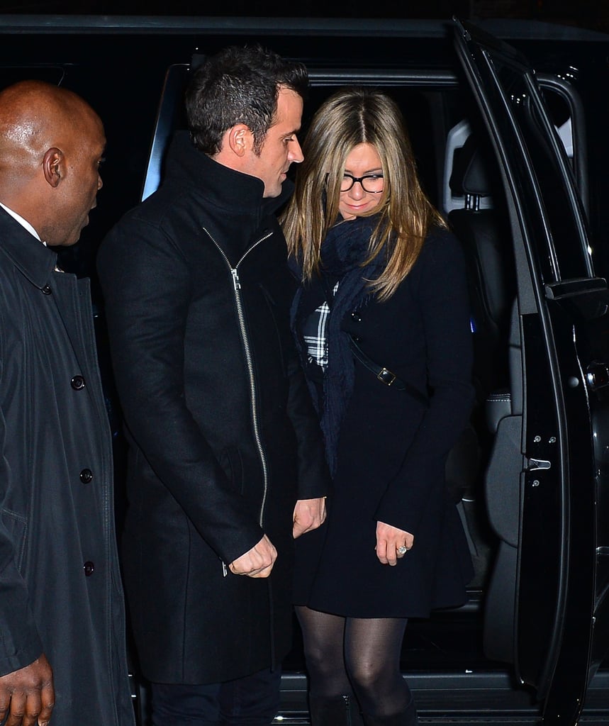 Jennifer Aniston and Justin Theroux in NYC | November 2014