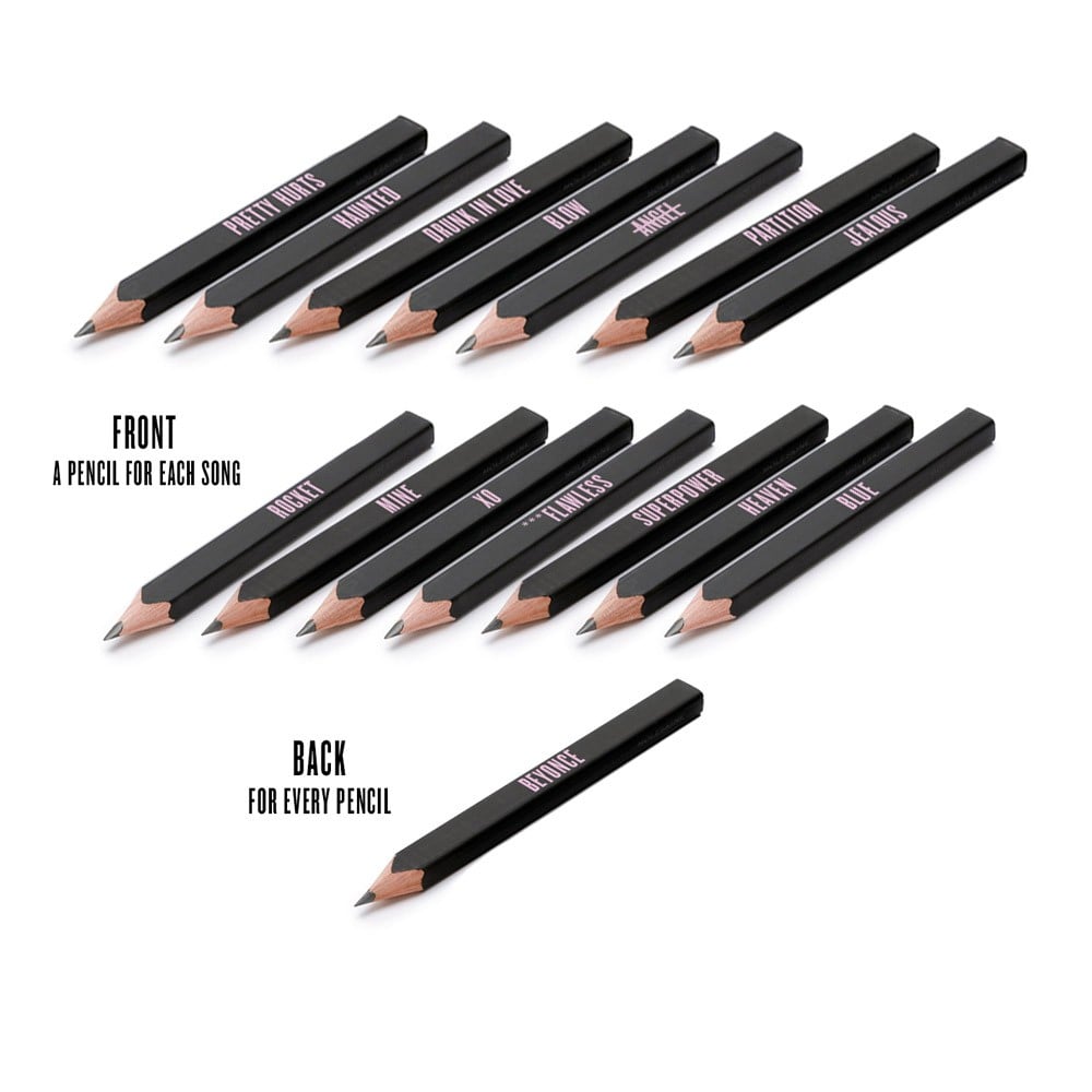 Track List Pencil Set