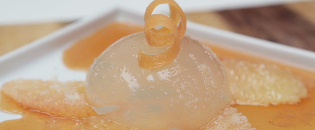 Grapefruit La Croix Raindrop Cake