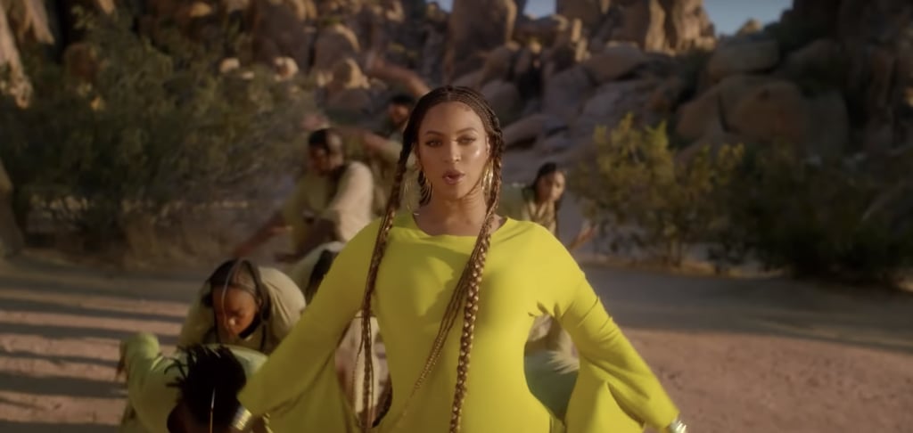 Beyoncé's Long Braided Hair in "Spirit" Music Video