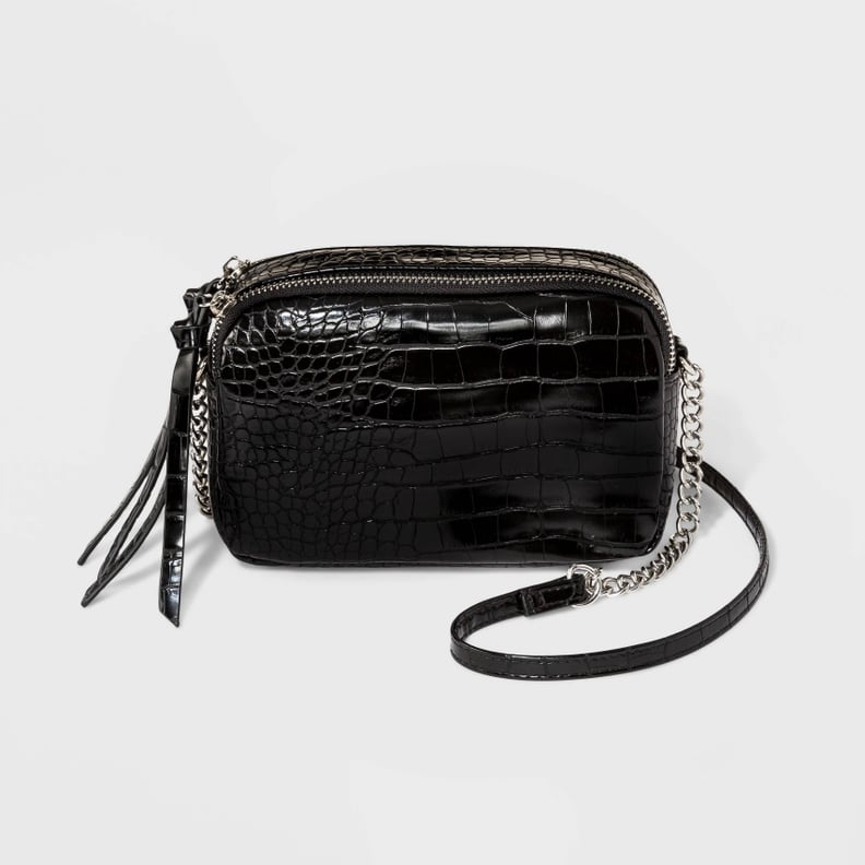 Double Zipper Crossbody Bag