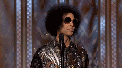 And, of course, Prince was just like, "Aw, shucks."