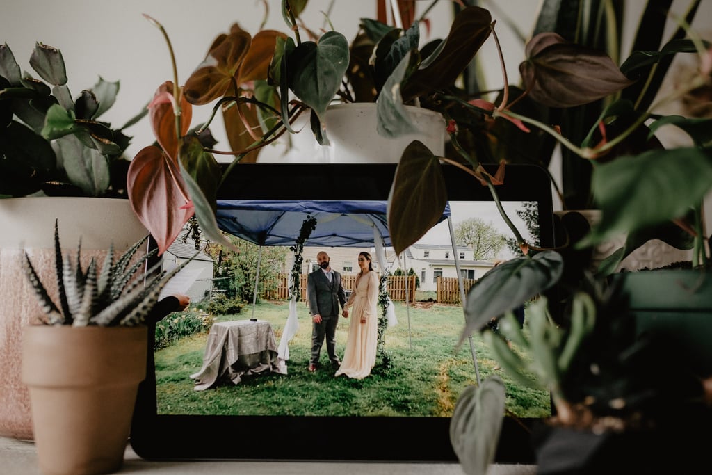 Couple Live-Stream Elopement From Backyard Amid Coronavirus