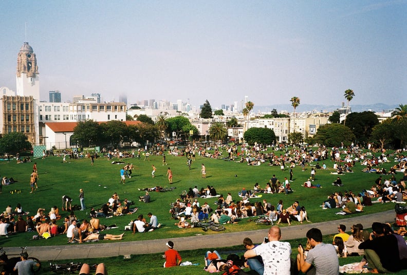 Spend the afternoon at Dolores Park in the Mission.