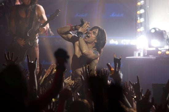 Tom Cruise rocked out shirtless on stage for Rock of Ages in 2012.