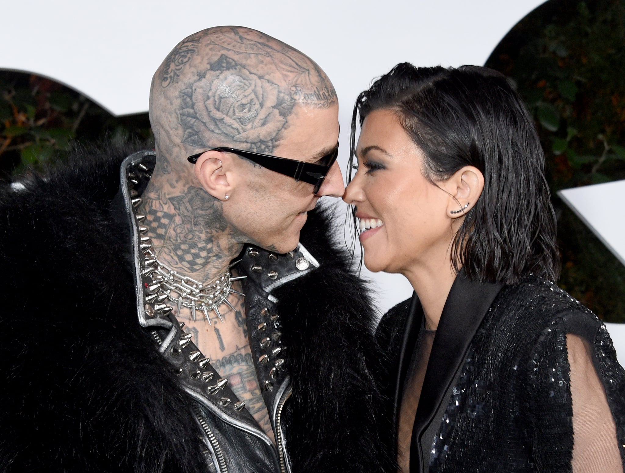 WEST HOLLYWOOD, CALIFORNIA - NOVEMBER 17: Travis Barker and Kourtney Kardashian attend the 2022 GQ Men Of The Year Party Hosted By Global Editorial Director Will Welch at The West Hollywood EDITION on November 17, 2022 in West Hollywood, California. (Photo by Gregg DeGuire/FilmMagic)