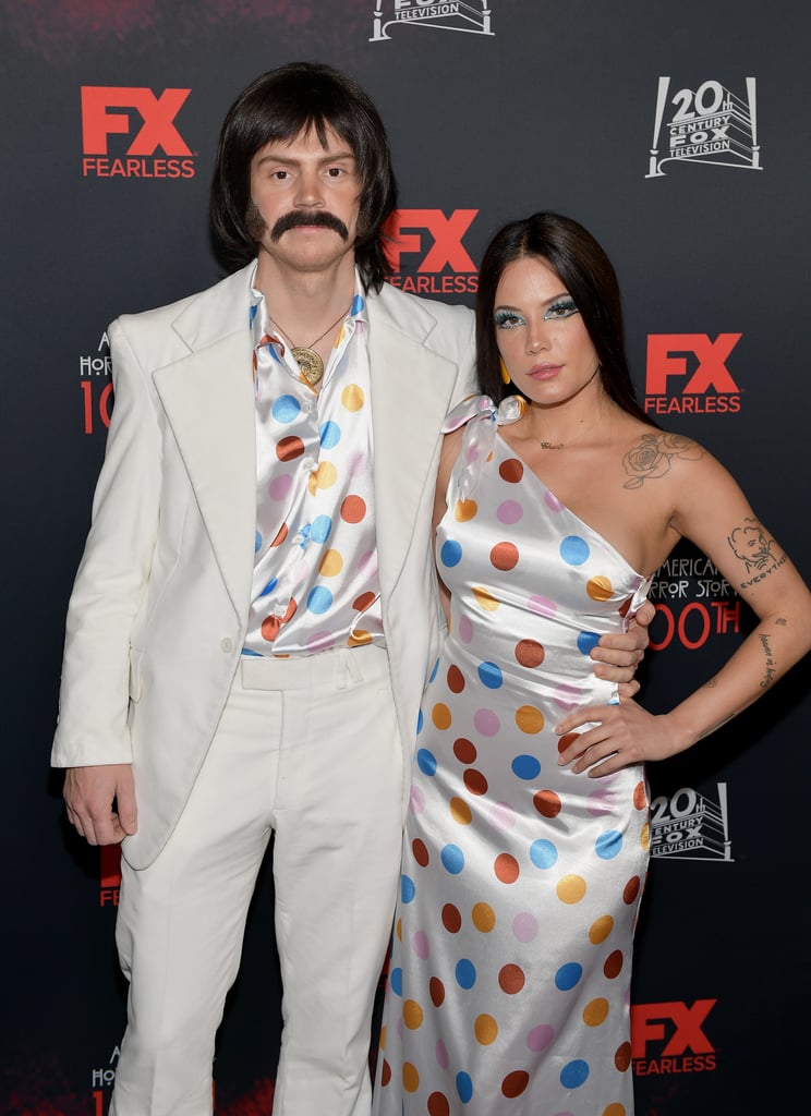 Evan Peters and Halsey as Sonny Bono and Cher