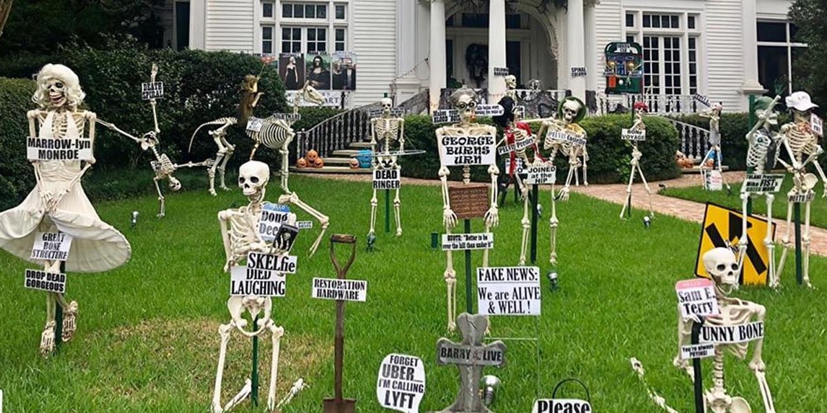 New Orleans Skeleton House on St. Charles Avenue Photos POPSUGAR Home
