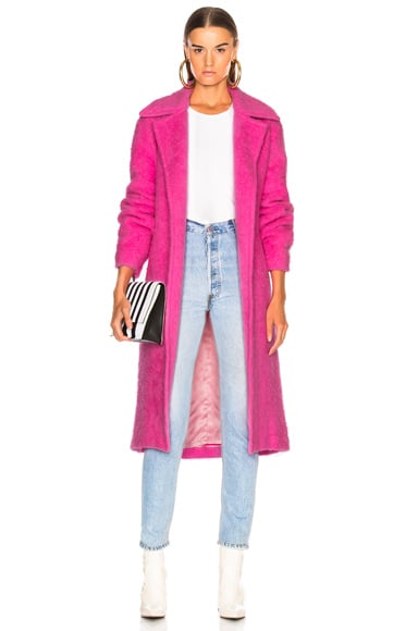 Helmut Lang Nappy Wool Coat