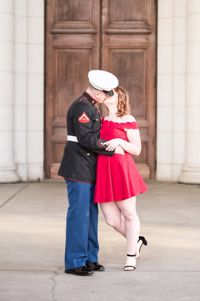 Military Couple Engagement Session In Washington Dc Popsugar Love And Sex