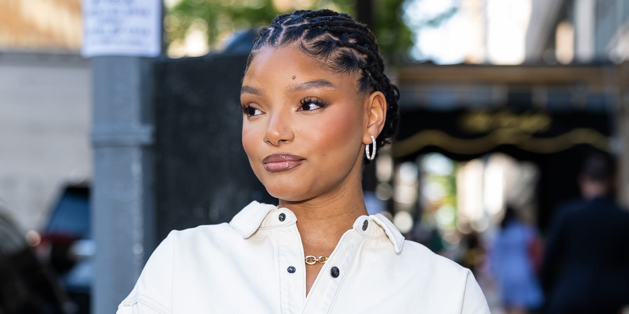 Halle Bailey Has a Mantra For Postpartum Depression: "You Are Meant to Be Here"
