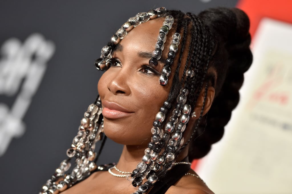 Venus Williams's Beaded Hairstyle at King Richard Premiere Venus Williams's Beaded Hairstyle at King Richard Premiere
