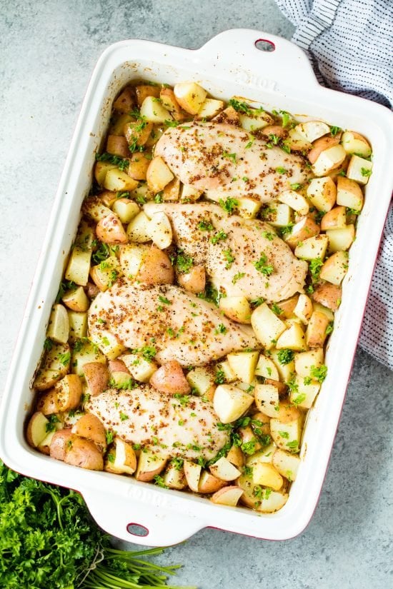 Honey Dijon Chicken and Potatoes