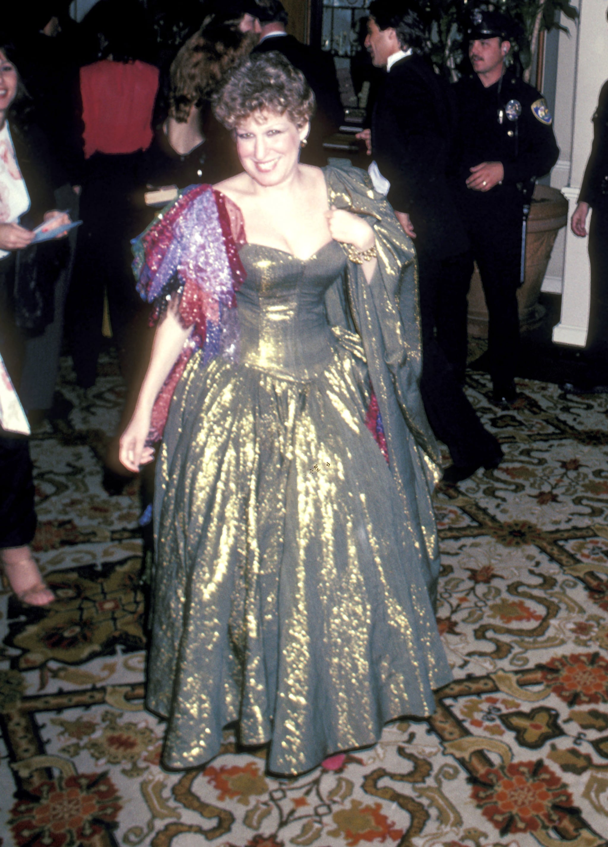 bette midler dress oscars