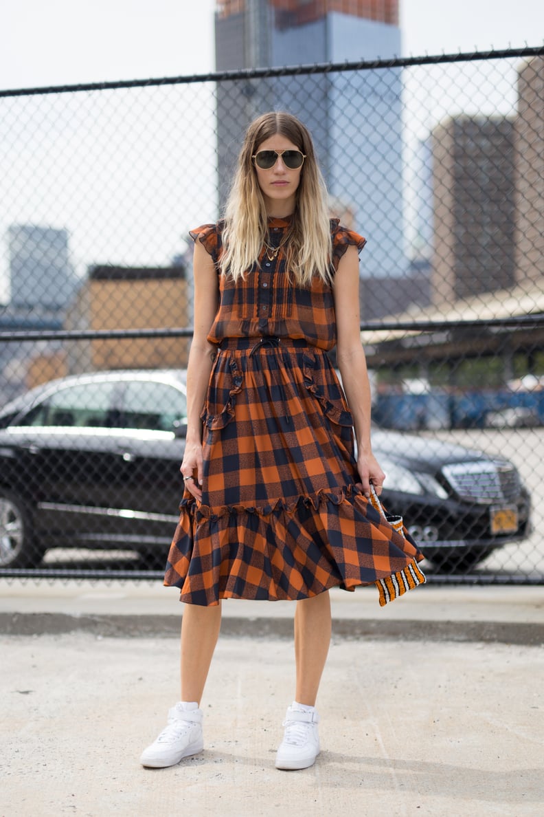 Channel Your Inner Cher Horowitz With a Plaid Dress