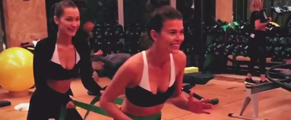 Victoria's Secret Models Working Out in China 2017