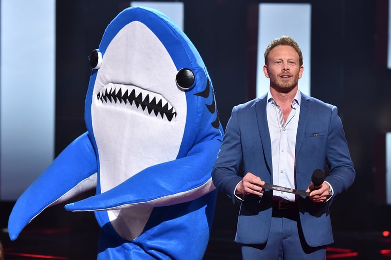 Left Shark and Ian Ziering