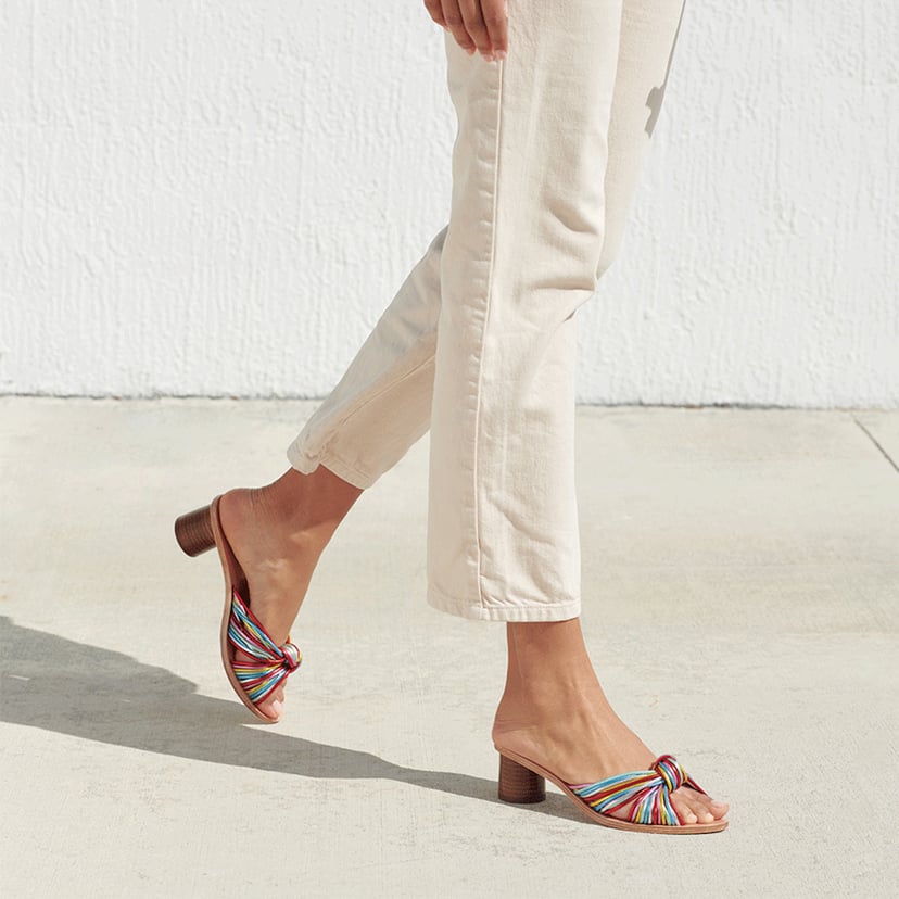 Celeste mid heel knot slide sale