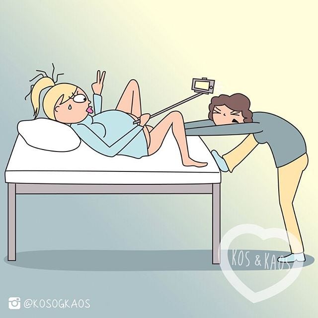 Funny Illustrations of Pregnancy Struggles