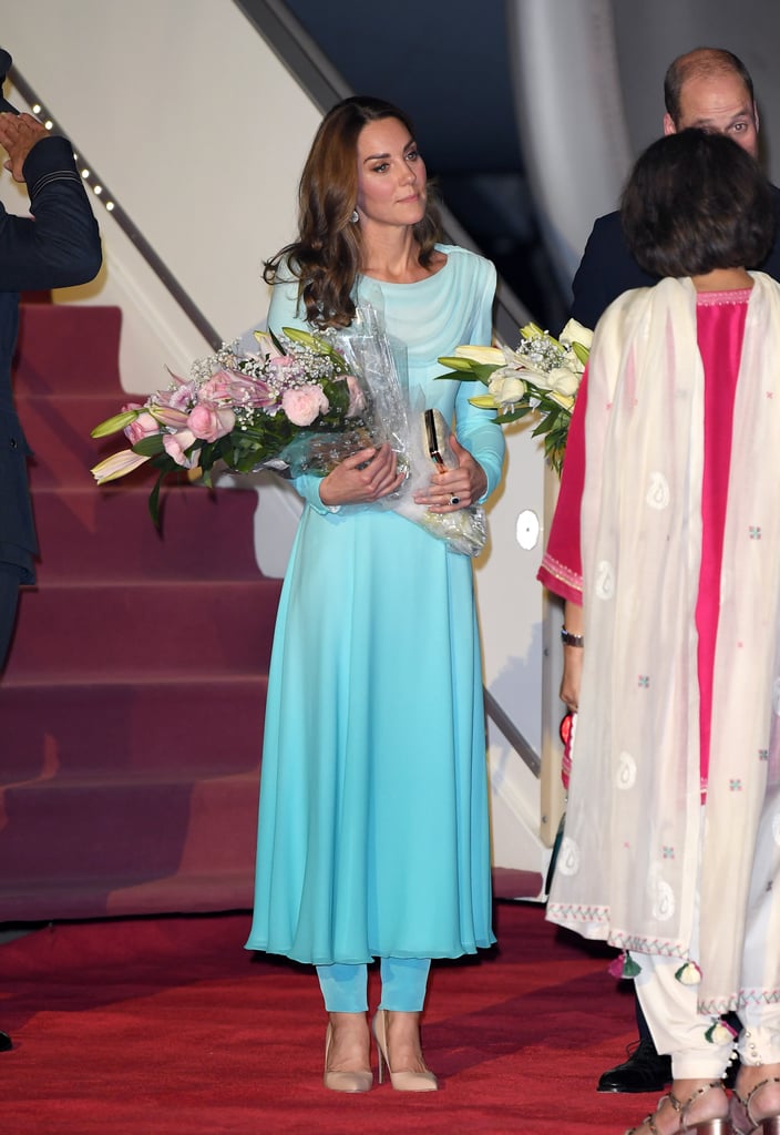 Kate Middleton's Blue Dress Is an Homage to Princess Diana