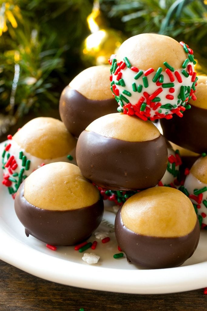 Peanut Butter Buckeye Balls | Easy Holiday Desserts For Kids | POPSUGAR ...