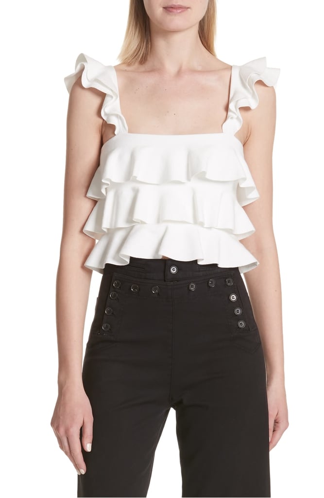 A.L.C. Rowley Ruffle Tank