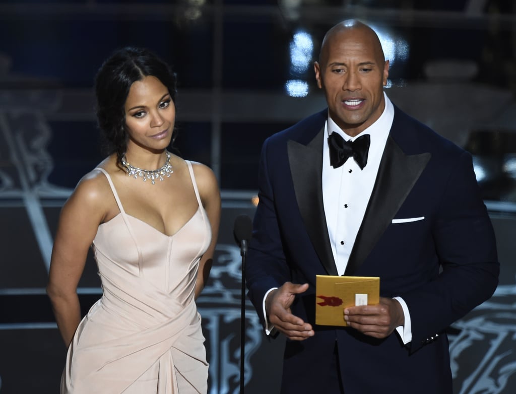 Zoe Saldana at the Oscars 2015 Pictures