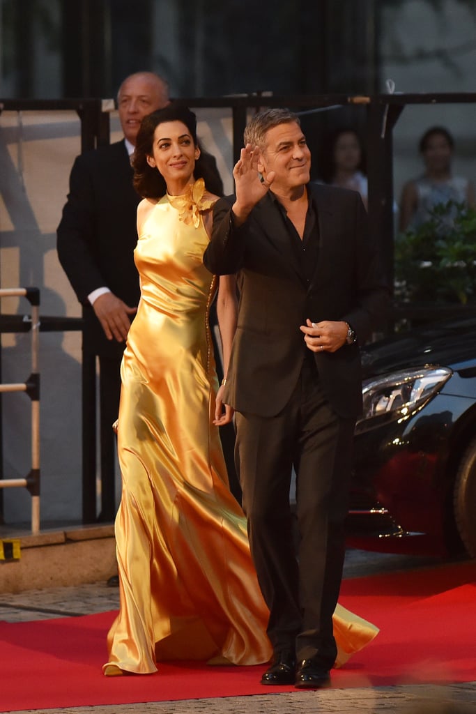 Amal and George Clooney at Tomorrowland Premiere in Tokyo