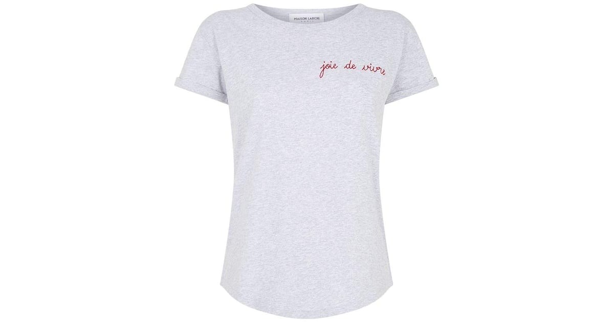 Maison Labiche Joie De Vivre Slogan T-Shirt | Best Slogan T-Shirts of ...