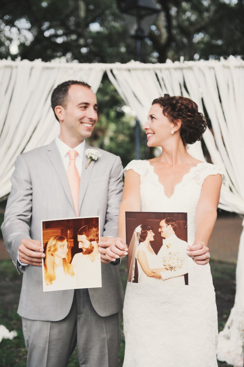 Holding Parents' Photos