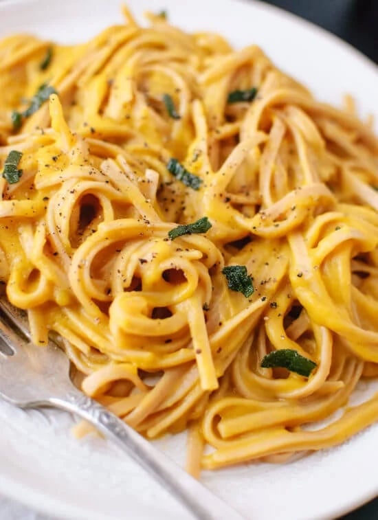 Butternut Squash Linguine With Fried Sage