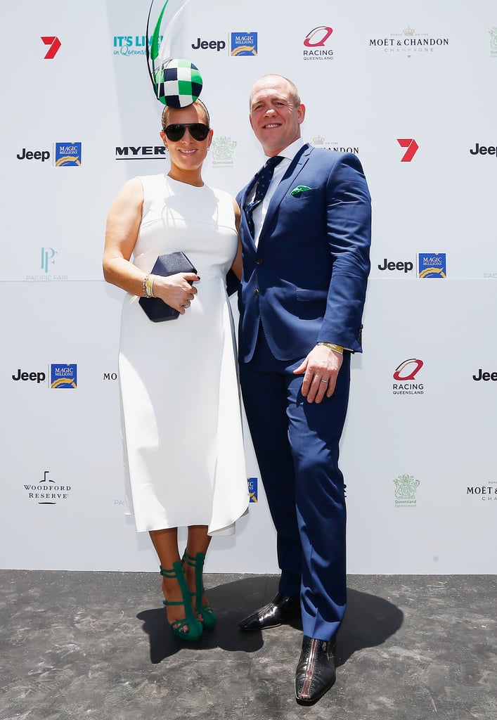 She Wore This Checked Design to the Magic Millions Race Day in 2017