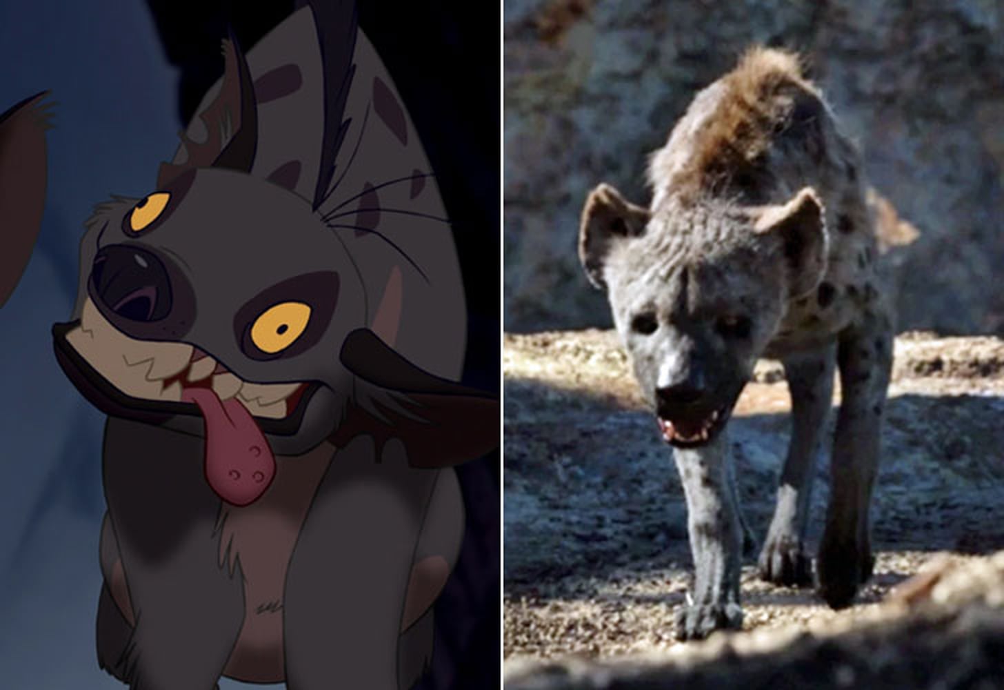Lion King Cartoon and Live-Action Cast Side-by-Side Photos | PS ...