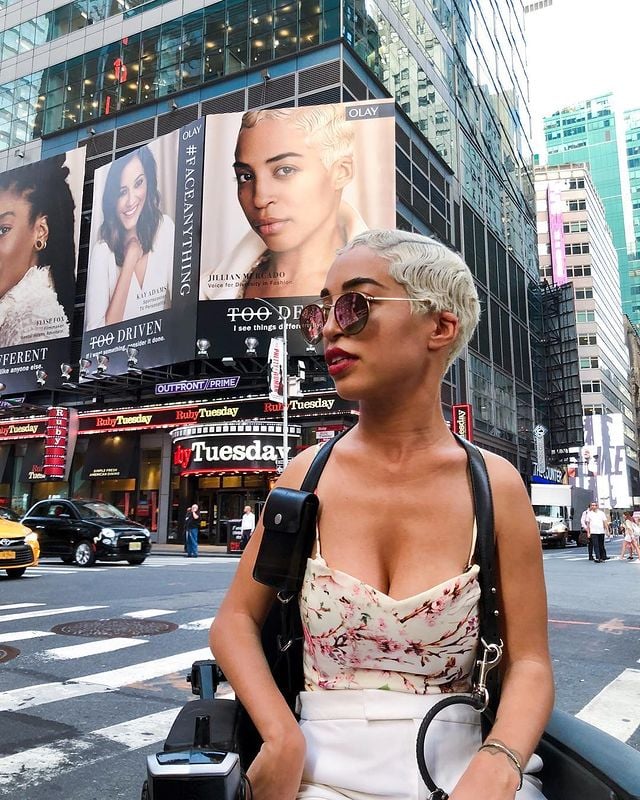 Mercado's Face Was in Times Square