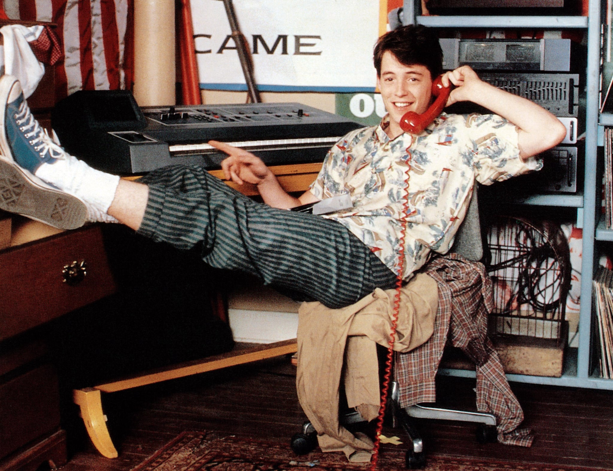 Ferris Bueller S Day Off Cast Reunion With Josh Gad Video Popsugar Entertainment