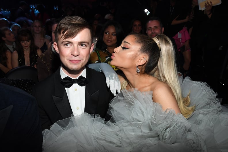 Ariana Grande and Doug Middlebrook at the 2020 Grammys
