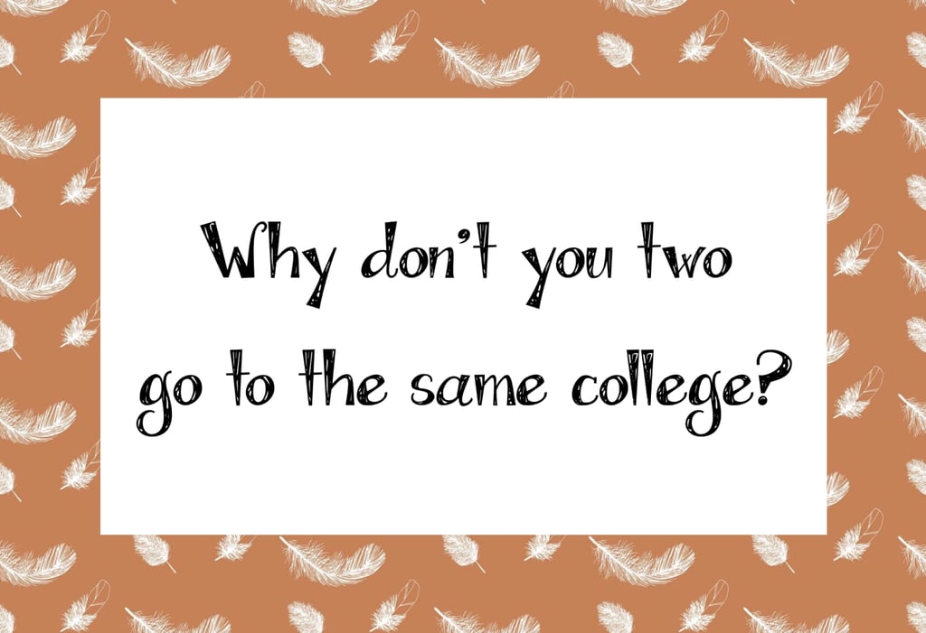 Because we're two separate people with different dreams and goals. It's that simple!