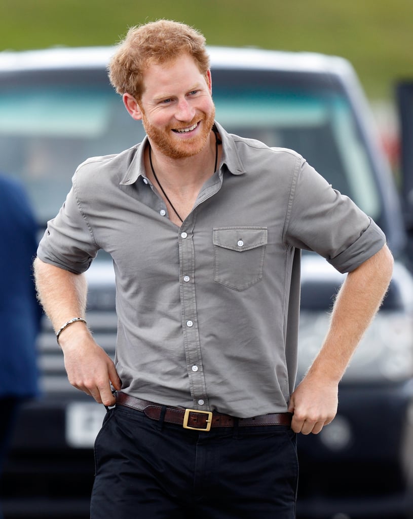 Prince Harry Visits Kids in England July 2016