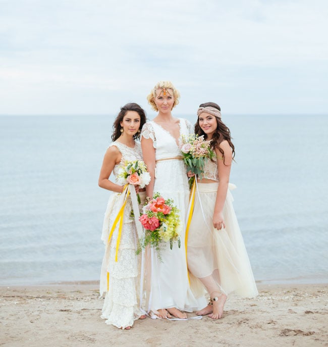 White Lace Sets Unique Bridesmaid Outfit Ideas POPSUGAR Fashion Photo 9