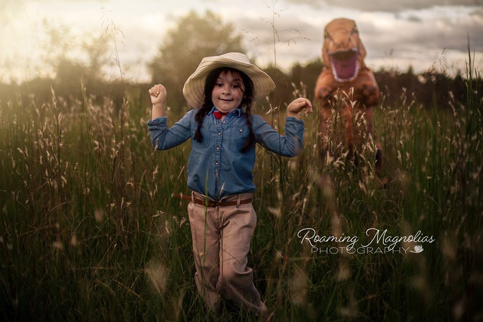 Mom Has Dinosaur Photo Shoot For Son With Autism