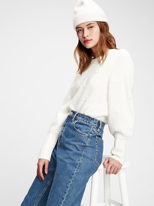 gap high waisted trousers