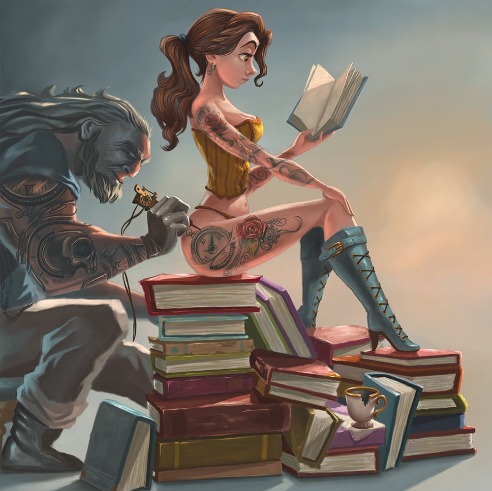 The Beast Inking Beauty The Beast Inking Beauty