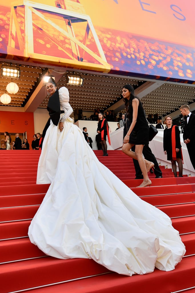 Deepika Padukone White Dress at Cannes 2019