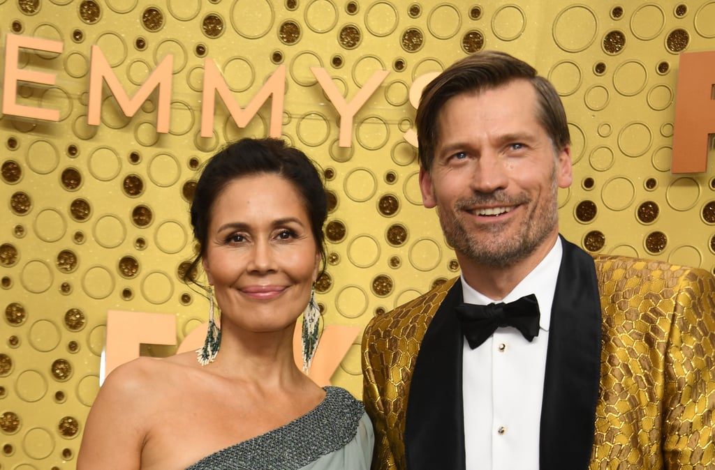 Nukaaka and Nikolaj Coster-Waldau at the 2019 Emmys