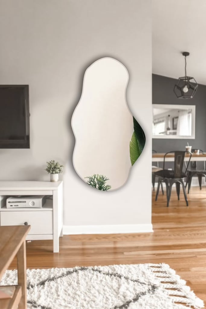 For a Modern Home Decor Find: Asymmetrical Mirror