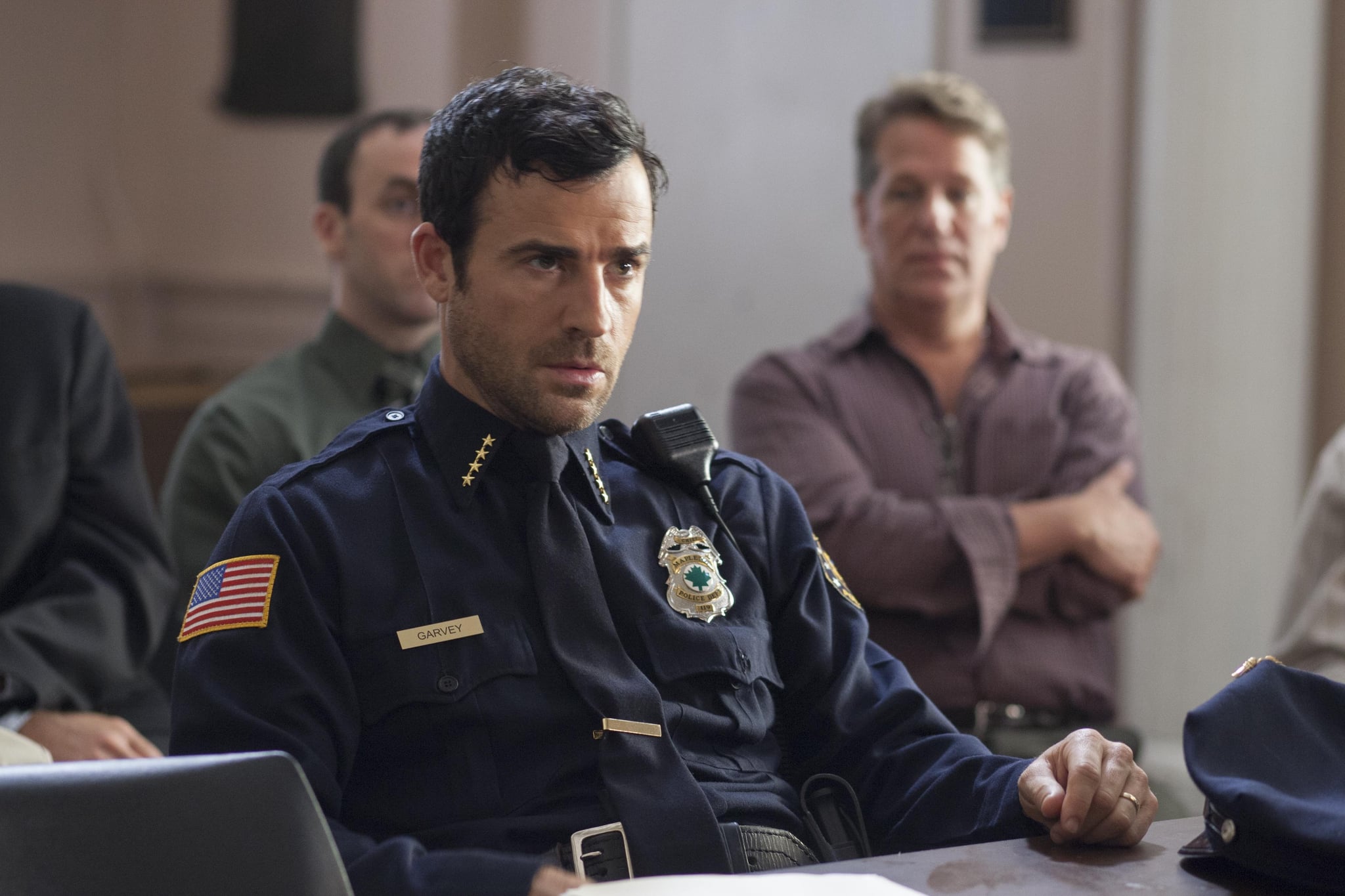 His hair is always perfectly tousled. | 18 Reasons Justin Theroux Is the  Best Part of The Leftovers | POPSUGAR Entertainment Photo 4
