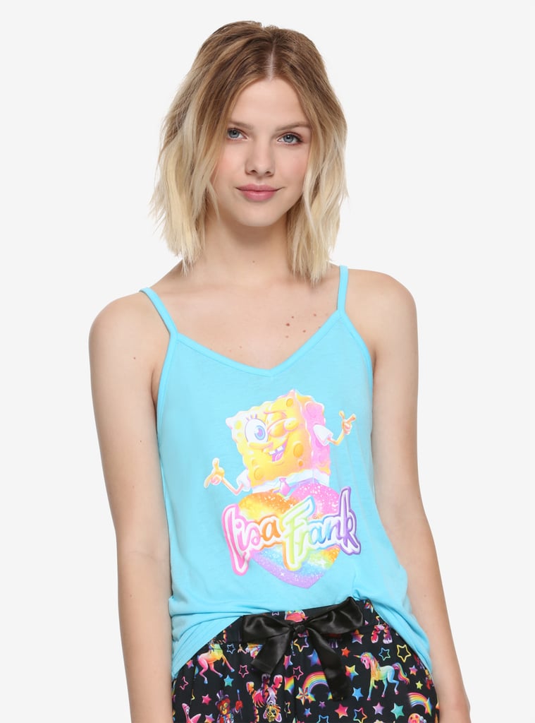 Coming soon: Lisa Frank x SpongeBob Girls Tank & Shorts Sleep Set ($35)