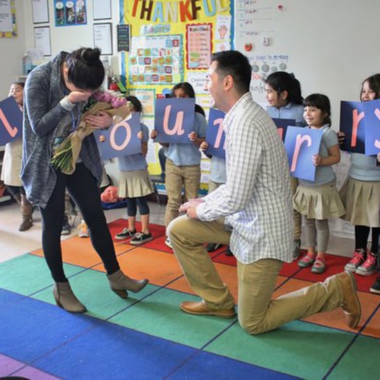 Students Help With Teacher's Surprise Proposal