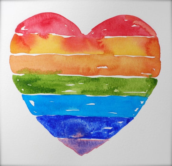 Inspire Your Little One To Paint Their Own Rainbow Heart 25
